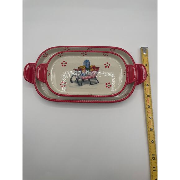 Set of 3 Temptations Christmas Serving Plates - Picture 7 of 11